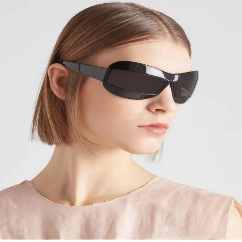 Novos óculos de sol heterossexuais revestidos em folha gravados europeus e americanos, óculos de sol femininos para viagem, moda vintage, atacado