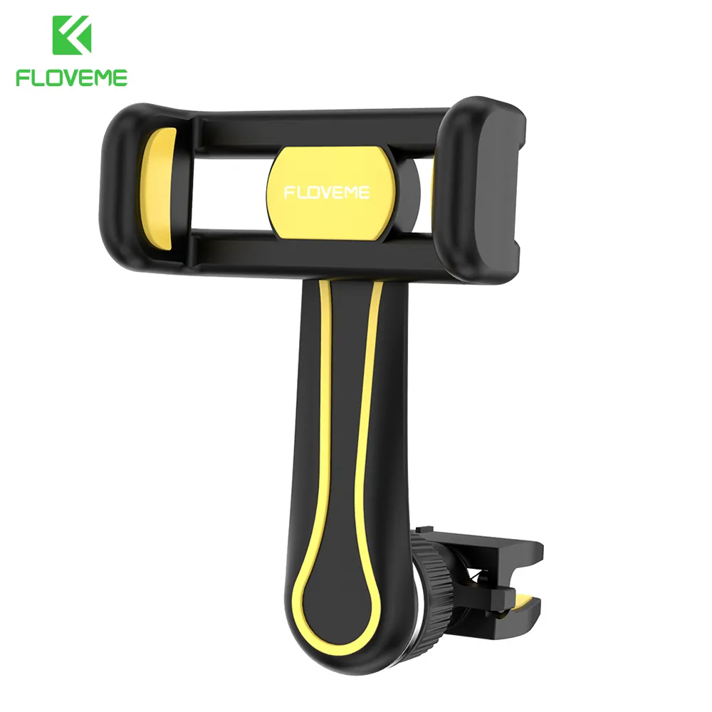 Support de téléphone de voiture FLOVEME pour iPhone 12 13 Pro support de navigation GPS rotatif à 360 degrés support de smartphone pour évent de voiture pour Xiaomi 12