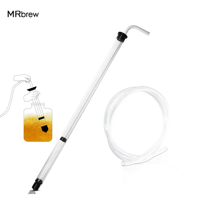 Wine Glasses Est Auto Siphon Racking Cane Beer Siphoning Kit Transfer