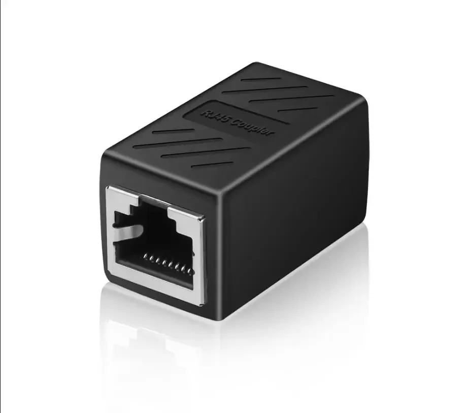 Acopladores de conector RJ45 fêmea para fêmea adaptador de rede LAN extensor acoplador