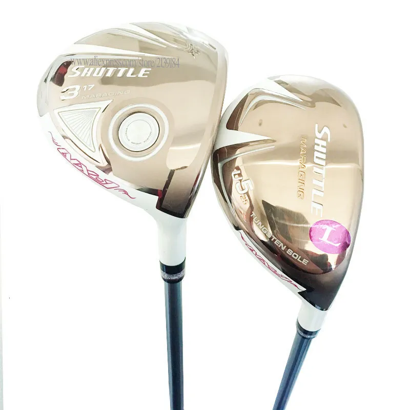 Club Heads Women Golf Wood Maruman Shuttle Clubs Hybrids L Flex Graphite Shaft och Headcover 230627