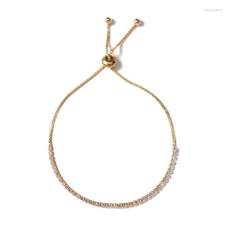 Link armbanden charm kristallen voor vrouwen 2023 mode eenvoudige geometrie sieraden luxe romantische bruiloft accessoires groothandel