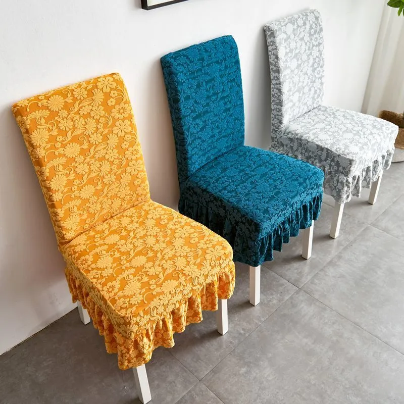 Chair Covers: European Style Retro Jacquard Chair Set Cover