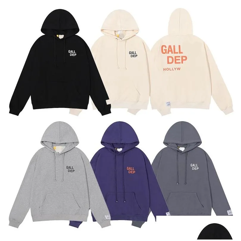 Sudaderas con capucha para hombres Sudaderas Diseñador American Mens Galler Sí Streetwear Departamentos Suéter Moda Mticolor Básico Doble Algodón Mujeres L Dhngb