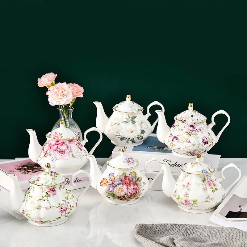 Butelki z wodą europejski kości China Teapot 400 ml angielski zestaw popołudniowy