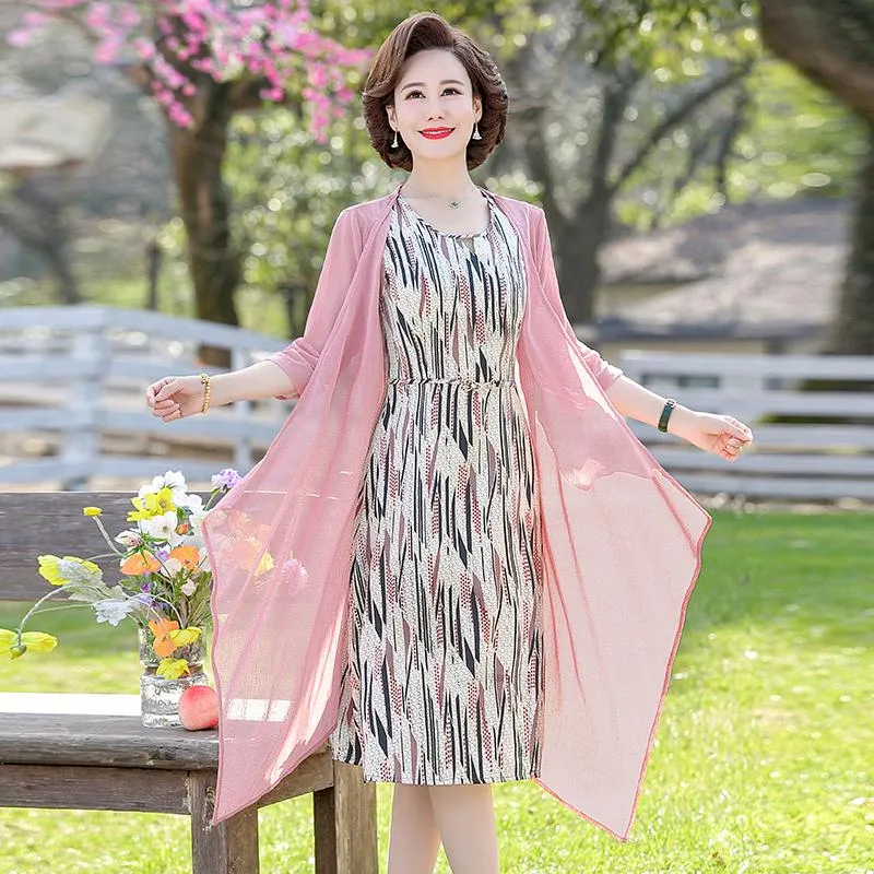 Middle age top women dresses