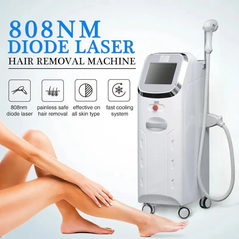 2023 808 Diode Laser Ice Platinum Hair Removal equipment Skin Rejuvenation 755 808 1064 beauty Device