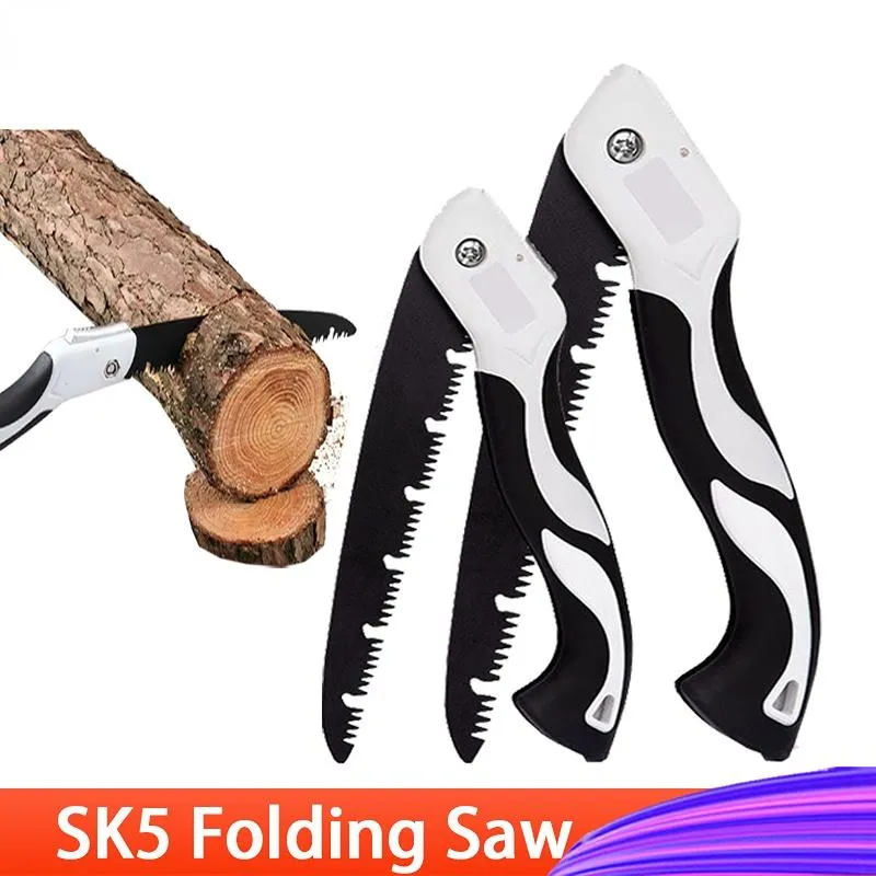 Zaag folding såg träbearbetning vikning hacksaw multifunktion skär trä skarp camping trädgård såg träd hackare knivhandverktyg