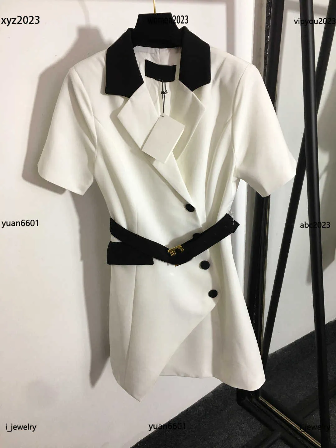 Womens Short Sleeve Blazer Dress With Lapel Collar &... From Zy100862,  $30.33 In Bulk | DHgate.Com