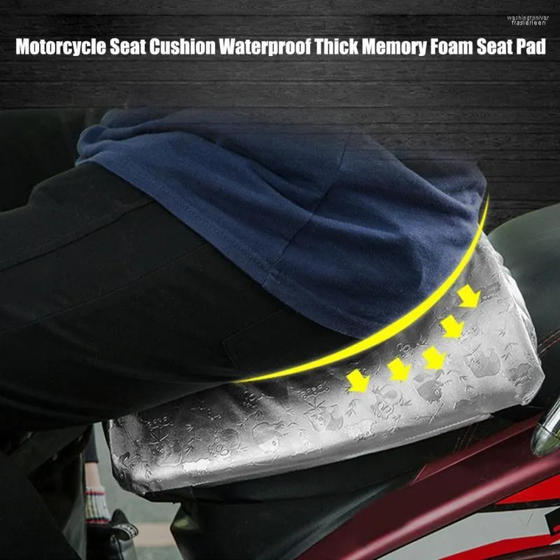 Autostoelhoezen Universal Motorcycle Memory Foam Kussen Waterdicht 4cm Dik Pad Ademende Hoes Overdrukventiel