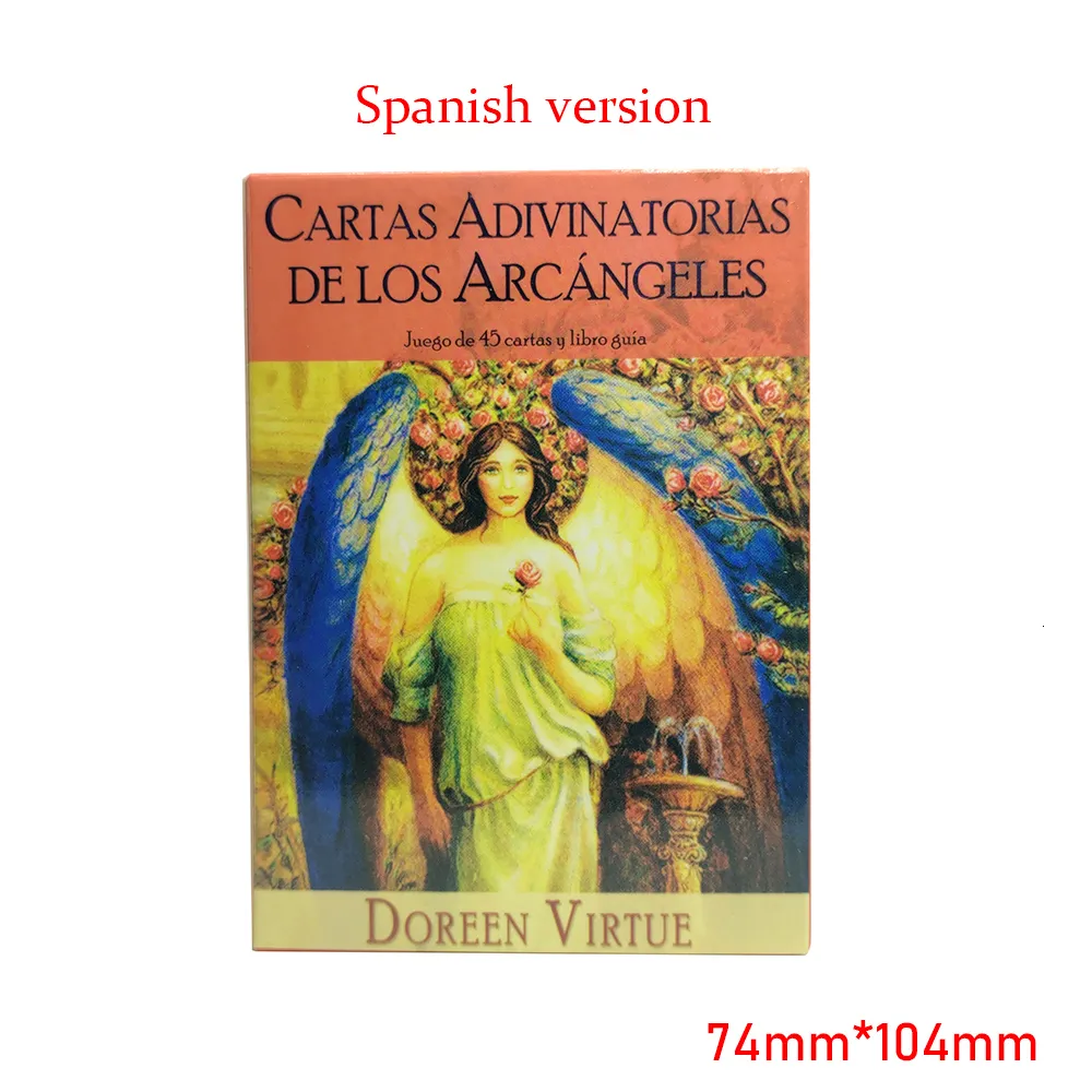 Outdoor Games Activities Spanish Version Archangel Cards Tarot Cards for Beginners .Divinatory Cards Of The Archangels - 45 cards and guidebook 230626