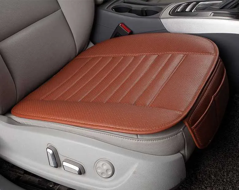 High Grade Bamboo Strip Leather Seat Pads The Range Front And Single