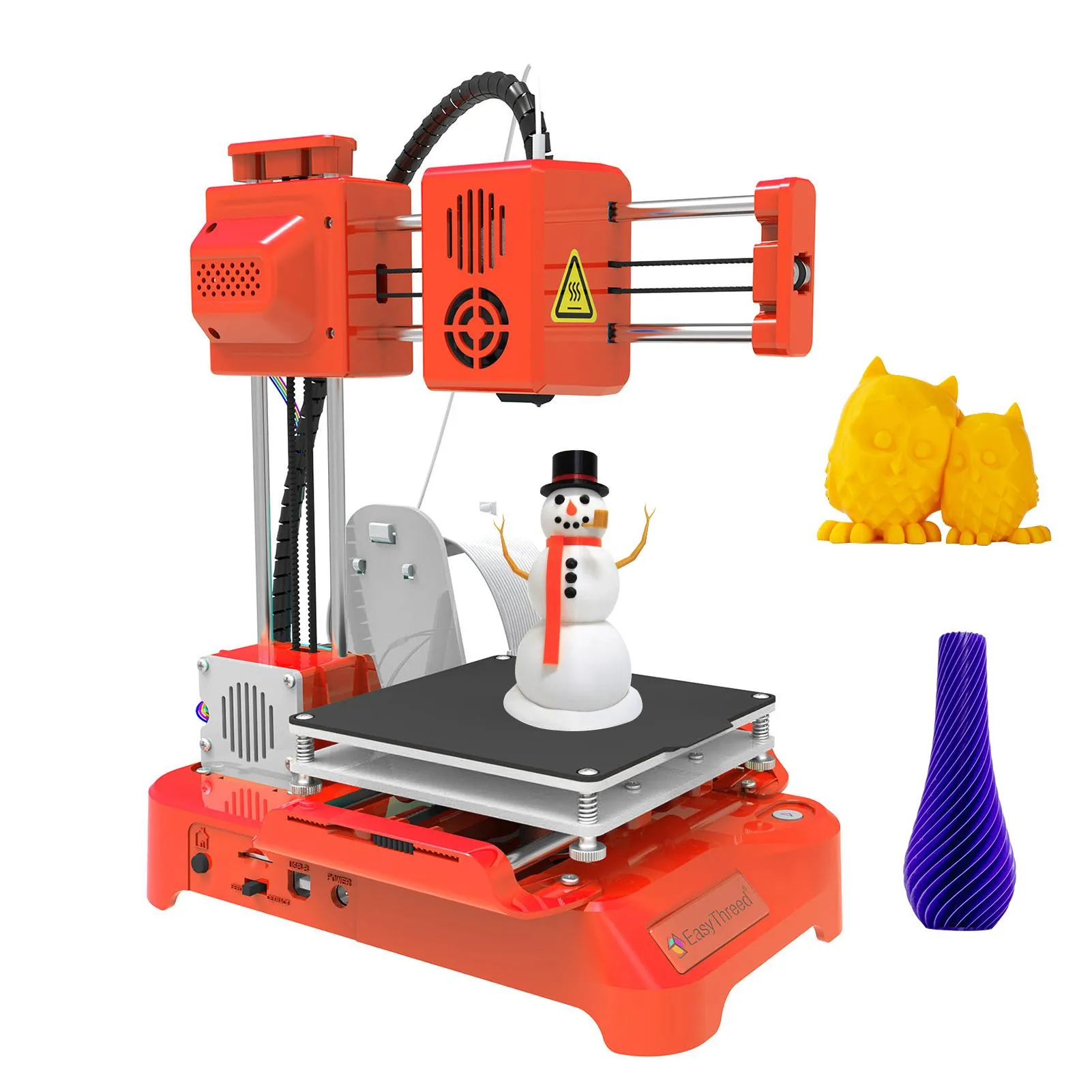 Принтер Easythreed Mini Desktop 3D Printer для детей 3D Printer 100x100x100 мм размер печати без кровати с подогревом.