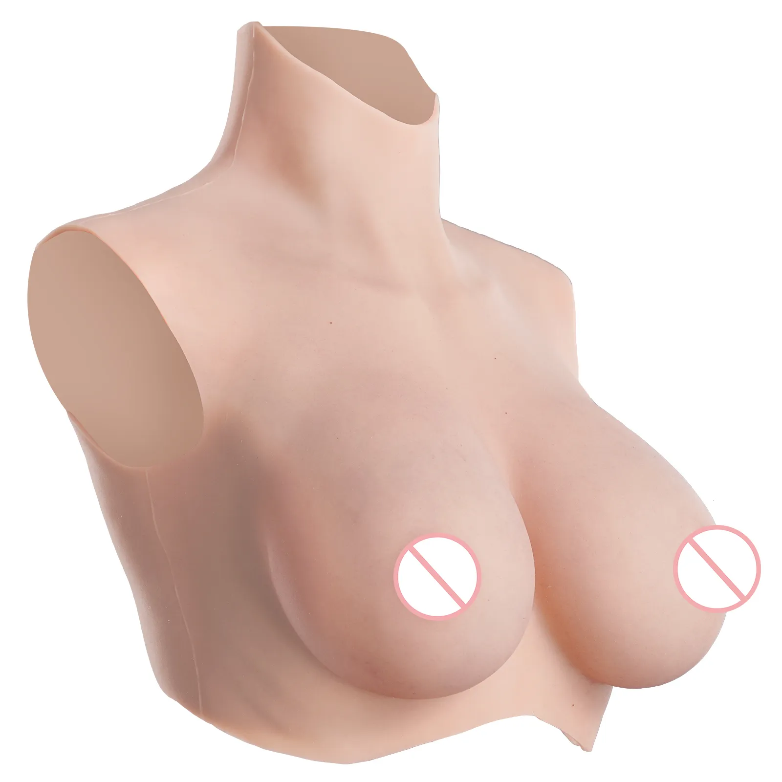 KUMIHO 8G Realistic Silicone Z Cup Breast Forms With Airbag No Oil