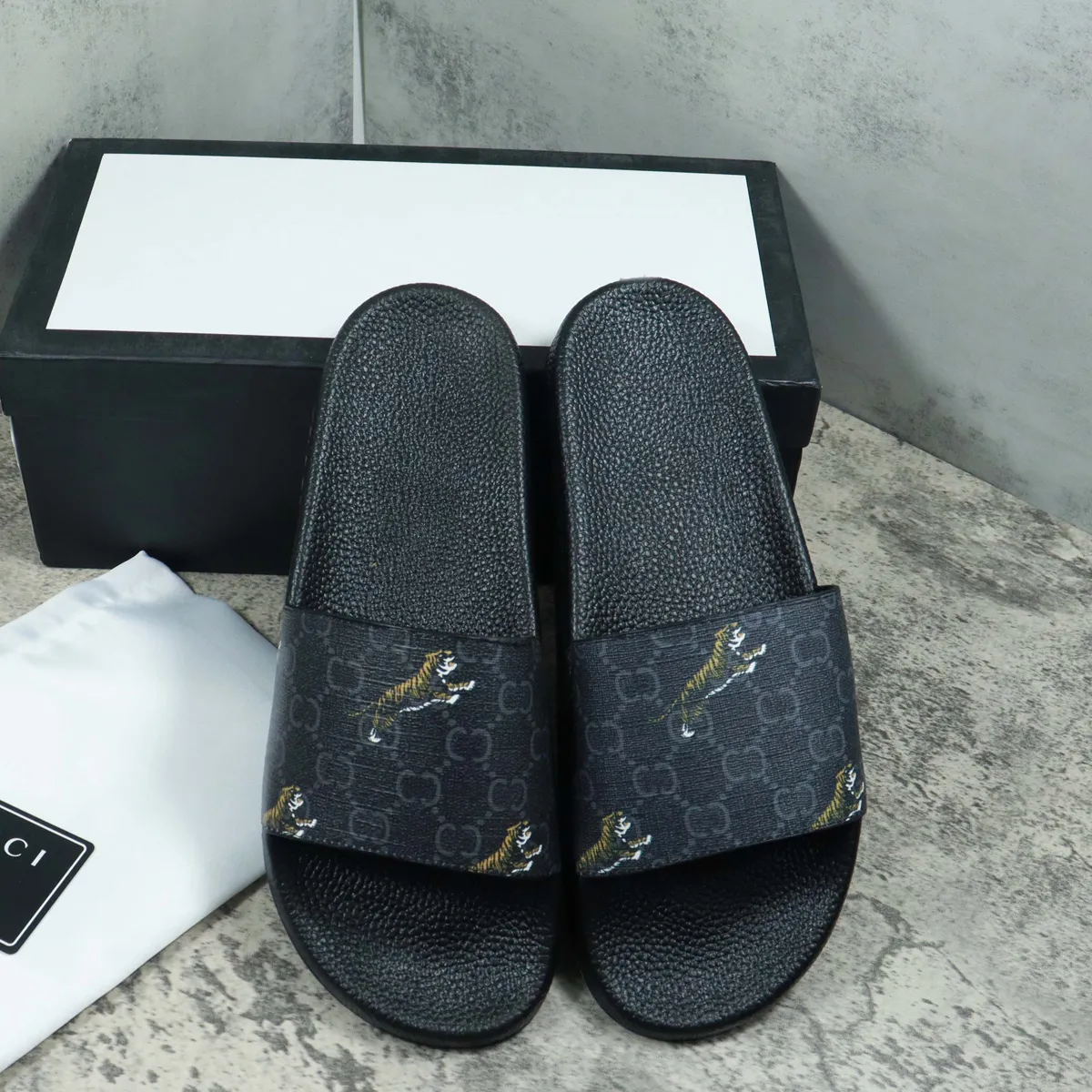 Designer Sandals Italy Slippers Paris New Rubber Slides Sandals Floral ...