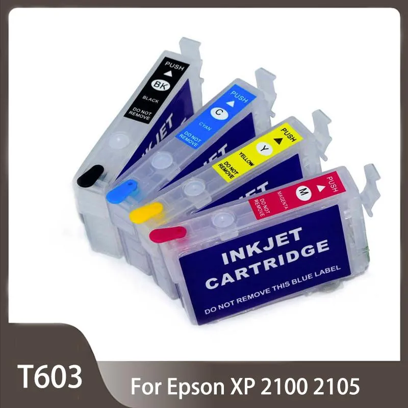 Leveranser VilaxH 603XL 603 T603 603XL T603 bläckpatroner för Epson XP 2100 2105 3100 3105 4100 4105 2810 2830 Skrivare