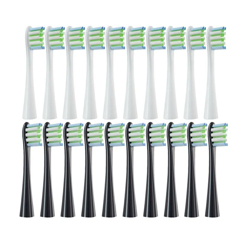 Cabeças de escova de substituição de escova de dentes para Oclean X PRO Z1 One Air 2 SE Sonic Electric Soft DuPont Bristle Nozzles 10 Pcs 230627