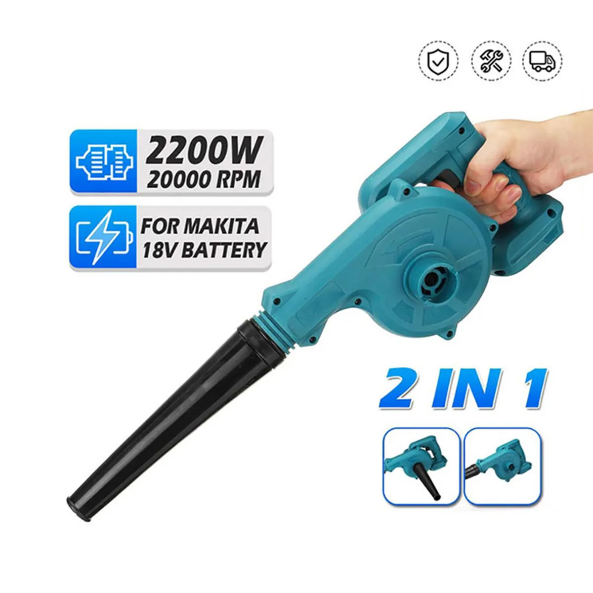 Vacuums Cordless Leaf Blower for Computer Dust Collector Snow Blowing Hand Power Tools 18V BatteryNo Battery 230626