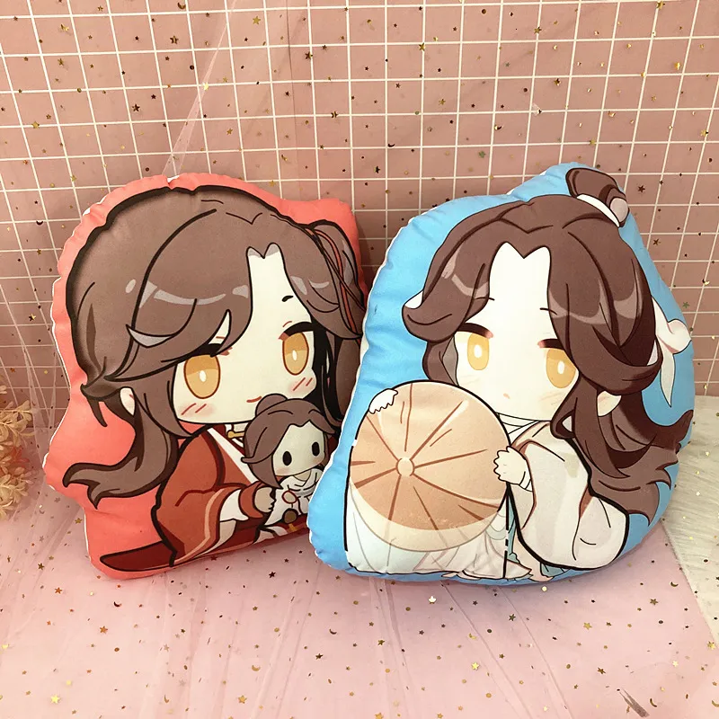 豪華な人形1 pcsかわいい10cmアニメティアンci fu豪華な人形天国役員祝福Hua cheng xie lian plushペンダントキーチェーンおもちゃ