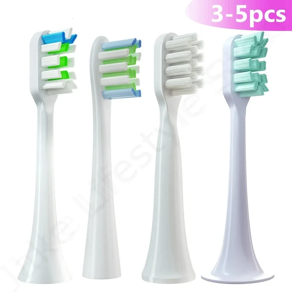 Cepillo de dientes 35 Uds cabezal de cepillo de repuesto para Soocas X3 Oclean X Mijia T100 T300 T500 boquillas eléctricas Sonic Soocare 230627