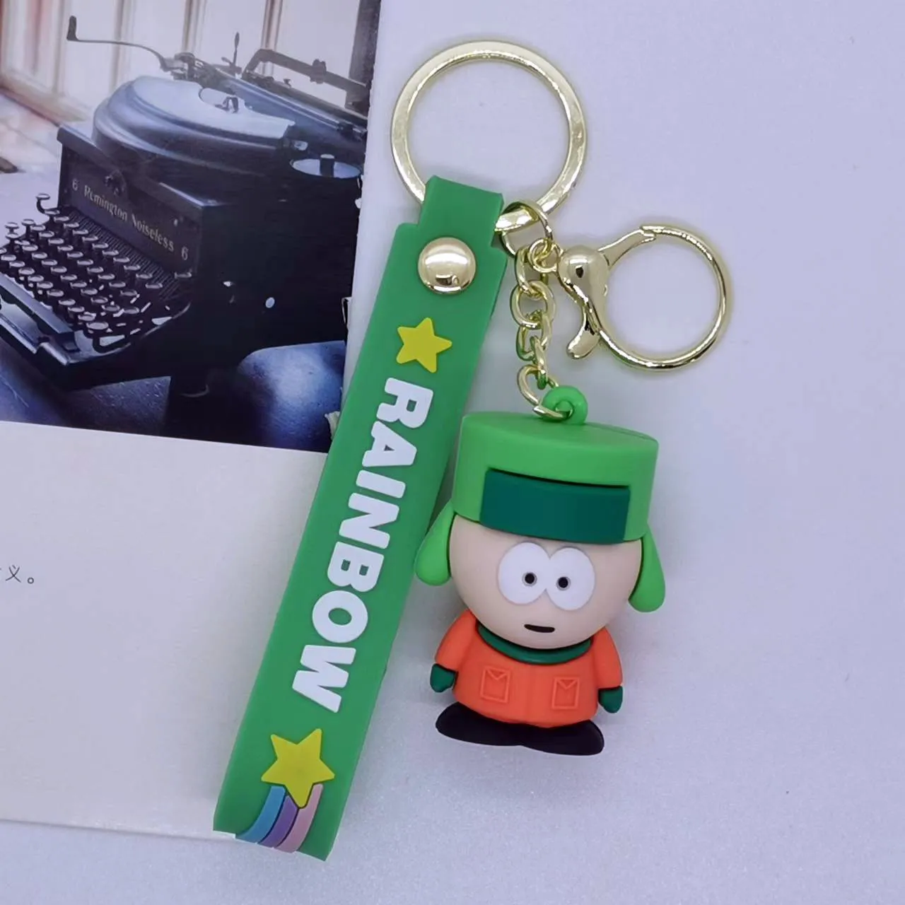 American Band South Park Keychain South Park Kyle Carter Mannisten Doll Pendant