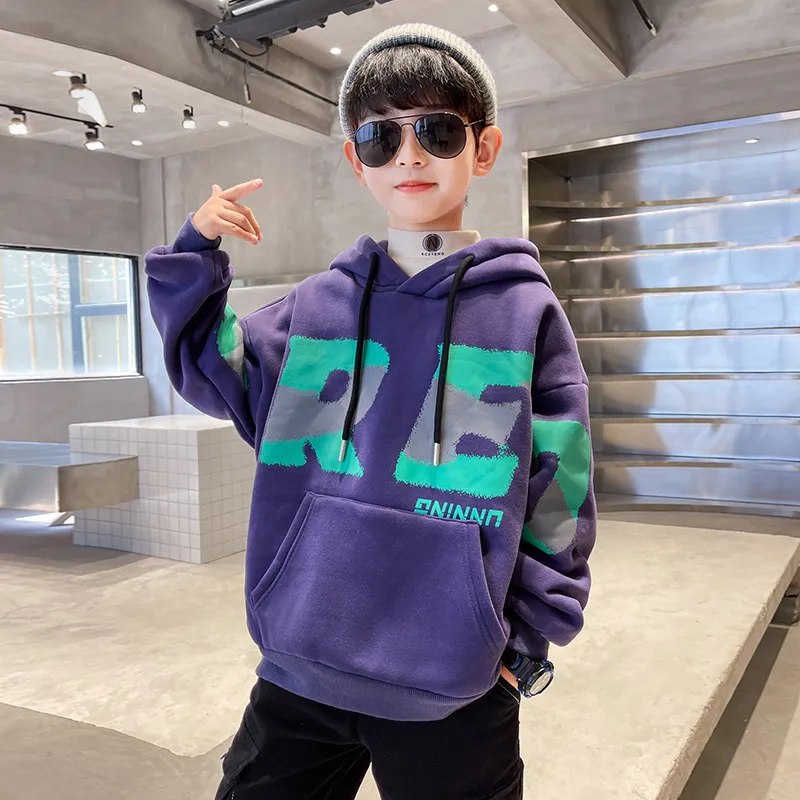 T Shirts Boys Spring Autumn Long Sleeve Tops Fashion Children Hooded  Sweatshirts Teen Boy Black Purple Pullover 5 6 7 8 9 11 14 Years 230627  From Bian08, $22.48