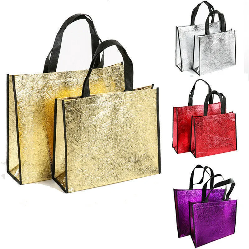 Emballage cadeau 10pcs tissu non tissé sac à main fête mariage anniversaire ensemble cadeau sac affaires en gros paquet vêtements chaussures sacs à provisions 230627