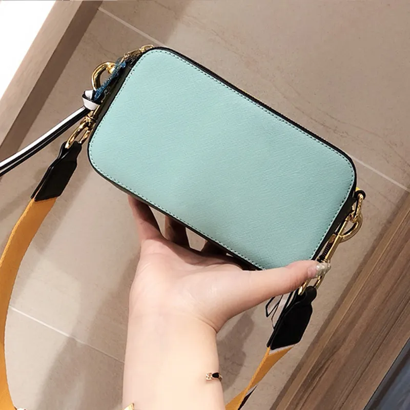 the snapshot Shoulder Camera Bags Women Handbag Leather Crossbody Designer Bagss Female High Capacity Purses 220330