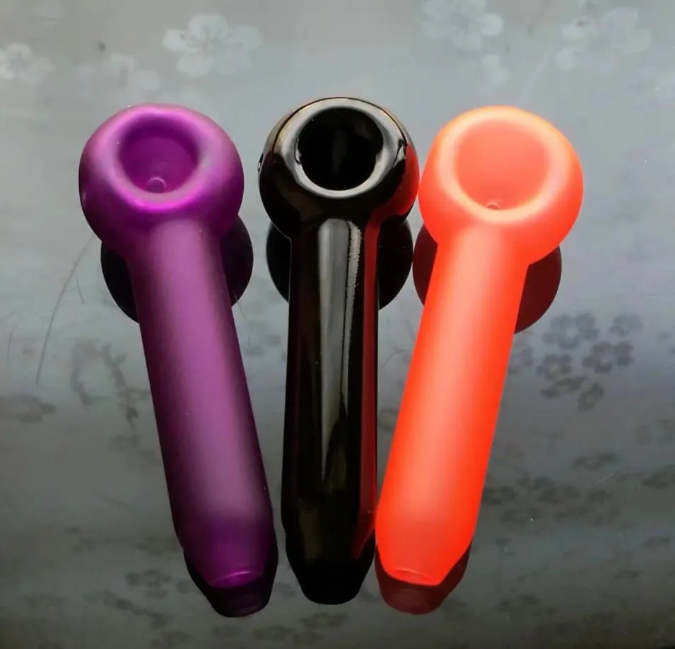 Glasrökande rör tillverkar handblåsta vattenpipa bongs sprayfärgad rörrökning set