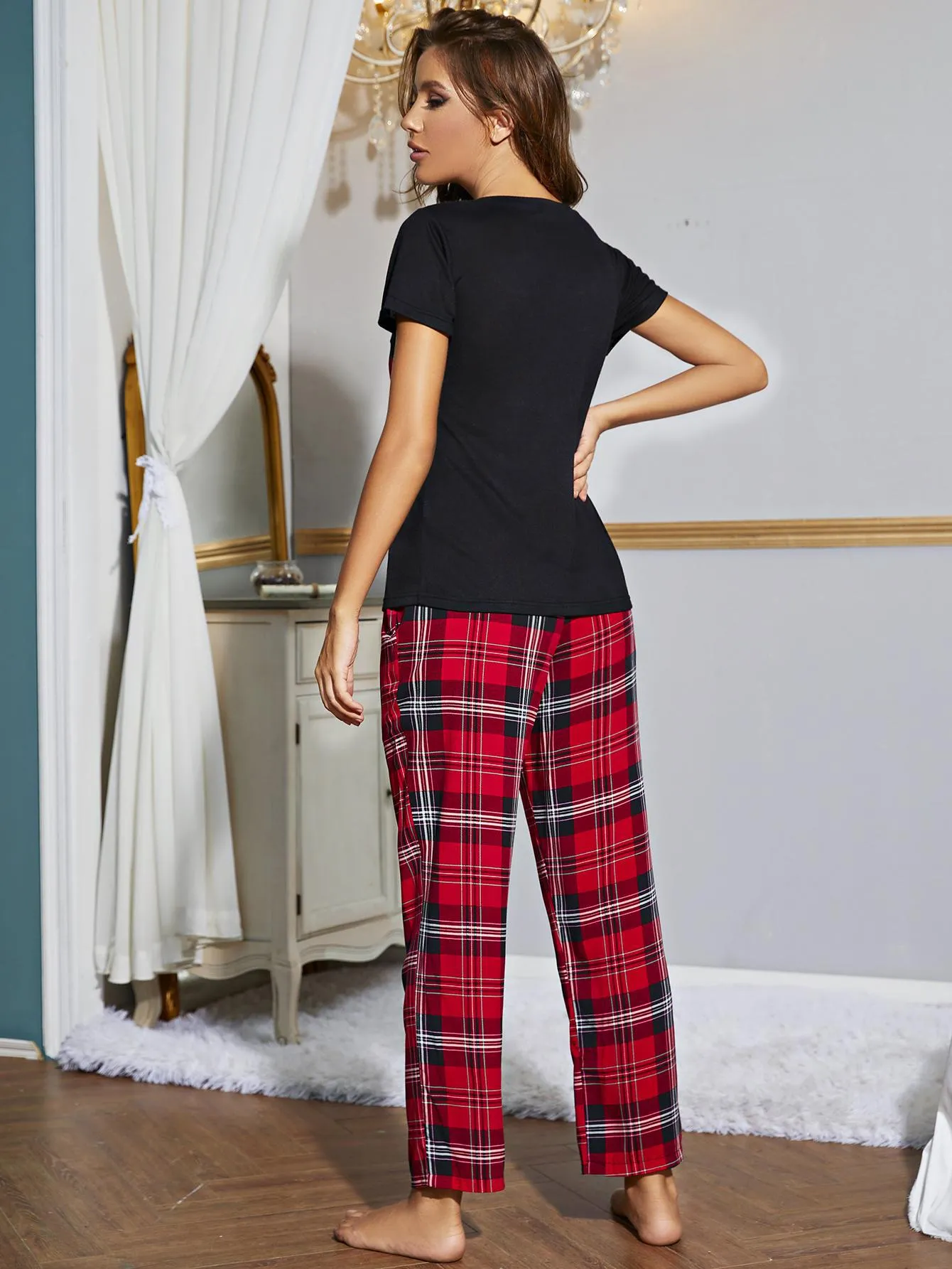 Womens Cotton Womens Sleep Loungewear Pajama Set Two Piece Sleepwear For Home Comfort L230913 From Canada gooses jacket 8.39 DHgate.Com