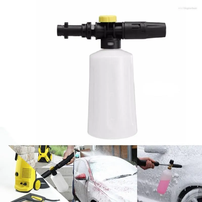 Lance Foam Cannon 750 ml butelka śnieg plastikowy dozownik szybkiego uwalniania Regulowana dysza dla Karcher K2-K7 J60F