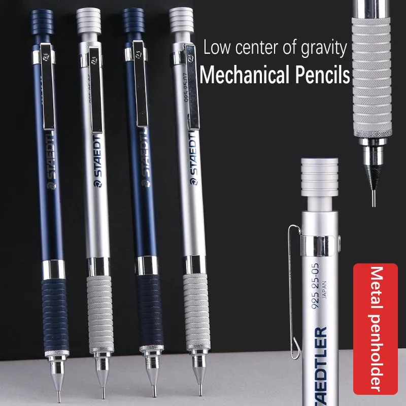Bleistifte 1pc Staedtler Mechanical Bleistift 925 25 35 Professionelle Zeichnung Entwurfsscheizung Metallstift Büroschule Vorräte