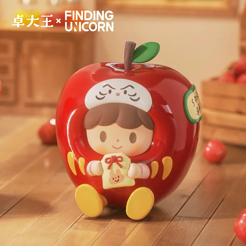 블라인드 박스 F.UN zZoton Blessing For Fruits Series 블라인드 박스 카와이 액션 피규어 미스터리 크리스마스 선물 아이 장난감 모델 디자이너 귀여운 인형 230627