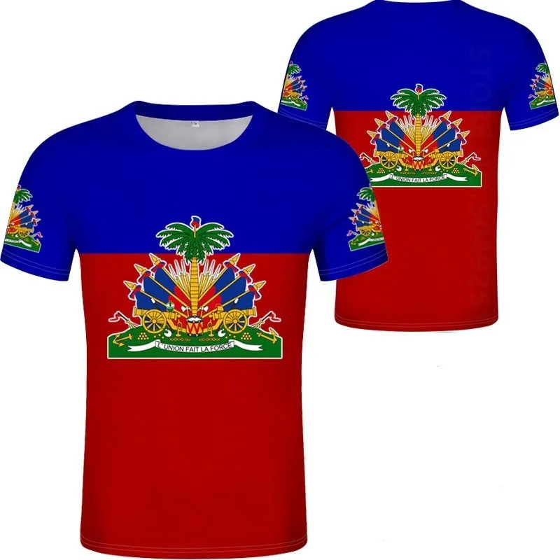 Herren-T-Shirts, Camiseta Hti HAITI 3D für Herren und Damen, informelle Kleidung, Calle tendencia novedad 230627