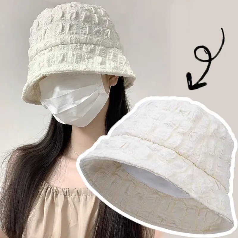 Chapéu balde de renda feminino ao ar livre praia viseiras boné respirável para todos os jogos chapéu panamá pescador casual fino enrugado boonie sunhat