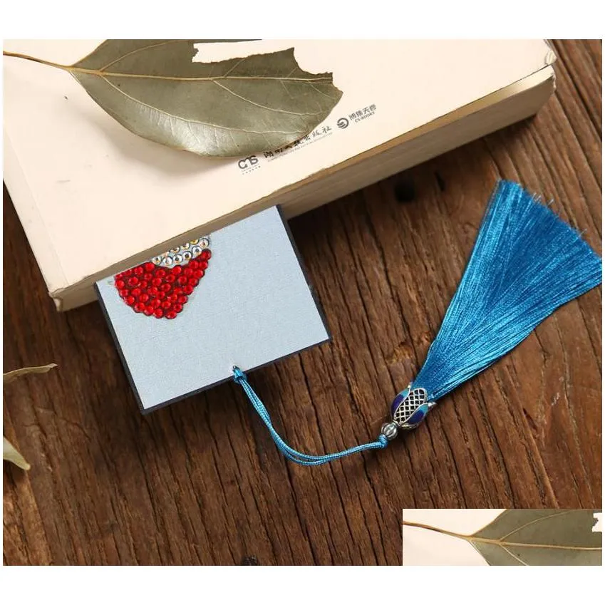 Sparkling 5D Diamond Painting Bookmark Websites Kit With Rhinestone Crystal  And Tassel Leather Perfect Party Favor And DIY Arts Craft For Christmas  DH8PB From Cigarsmokeshops, $2.92