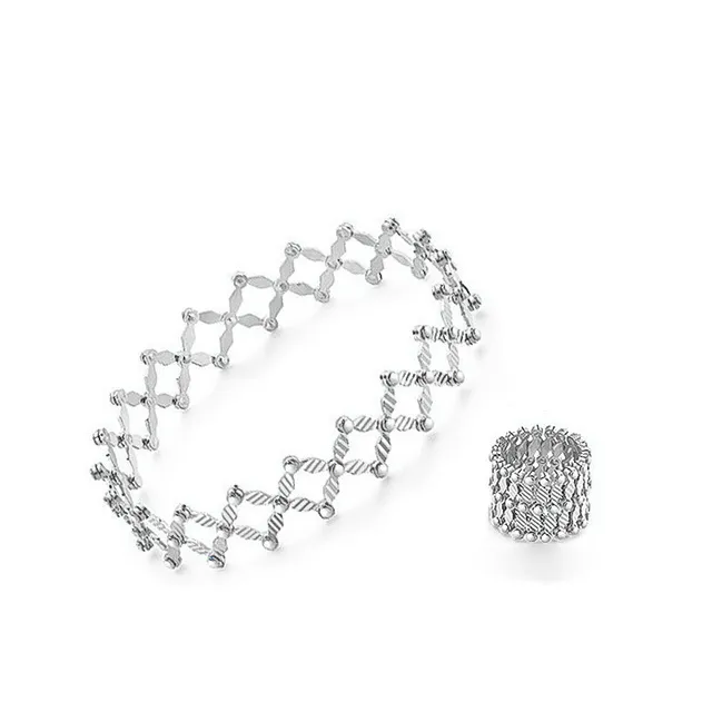 Magic 2 In 1 Folding Retractable Ring Bracelet Stainless Steel Telescopic  Rings Change Bracelets Engagement Wedding Ring From 2,39 € | DHgate