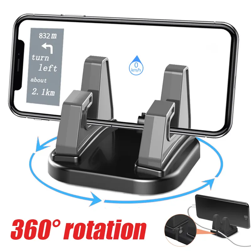 Auto 360 Rotation Telefon Halter Dashboard Kleben Halterung Auto Silikon Stand Telefon Halterung für Xiaomi Iphone Samsung
