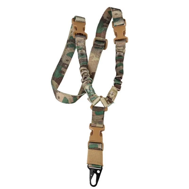 Fournitures pour petits animaux Tactical Gun Sling 3 Point Bungee Airsoft Rifle Strapping Belt Military Shooting Hunting Accessoires Three Strap 230628