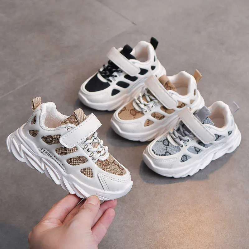 Nieuwe Sprng Herfst Kids Sneaker Schoenen voor Jongen Baby Meisje Loopschoenen Baby Tennis