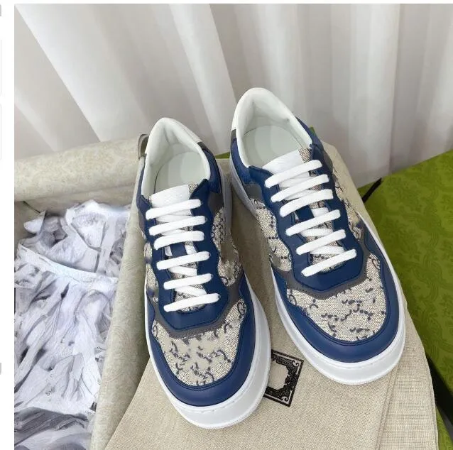 2023 designer feminino tênis de renda multicolorido genuíno bordado masculino clássico casual cinto quadro fora sapatos retro em relevo moda couro plataforma tênis.