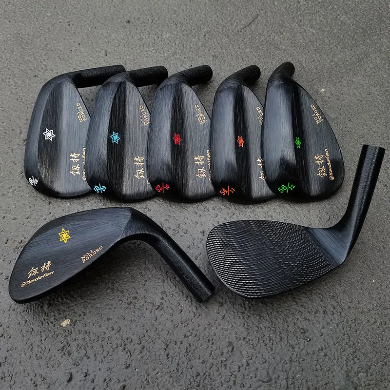 Hirota Golf Forged Wedge 48° 54° 60° Premium Golf Wedges Set: 48-60 Degree Steel Shaft, High-Spin