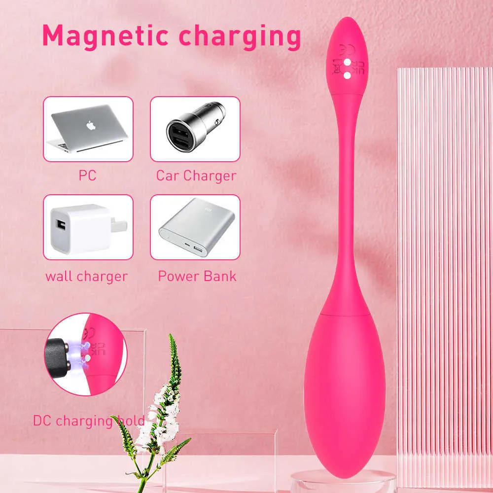 Nxy Vibrators Elektrische Schok App Voor Vrouwen Vaginale Ei Kegel Bal Vibrator G Spot Anale Dildo Adult Sex Toys vrouwelijke Sexshop 230627