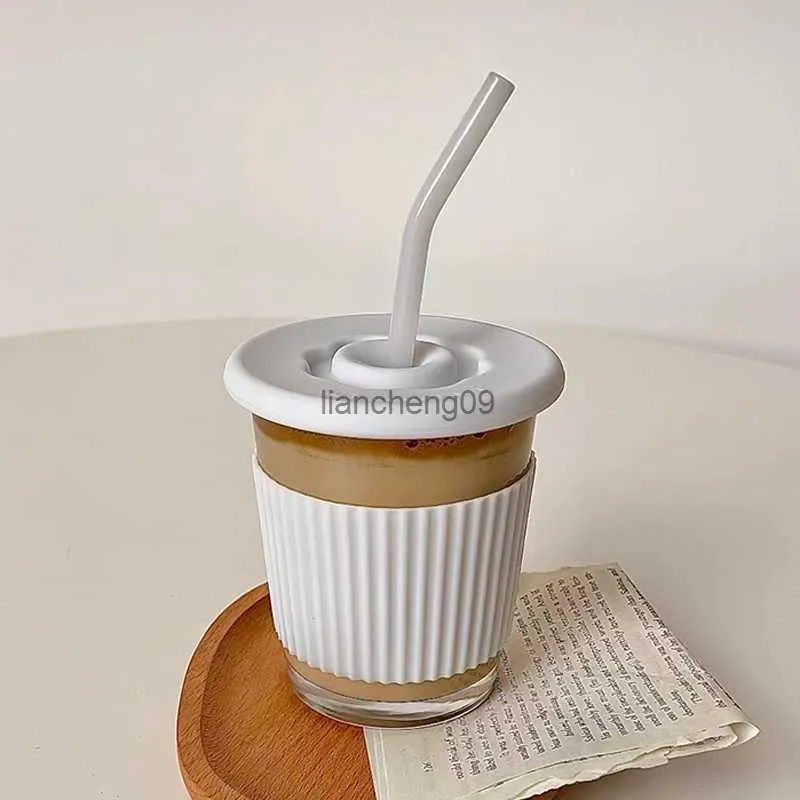 Gobelet Motivant En Verre 16 Oz Avec Couvercle Bambou Et Paille - Porte-clés Inspirant Inclus - Cadeau Positif Pour Anniversaire, Encouragement