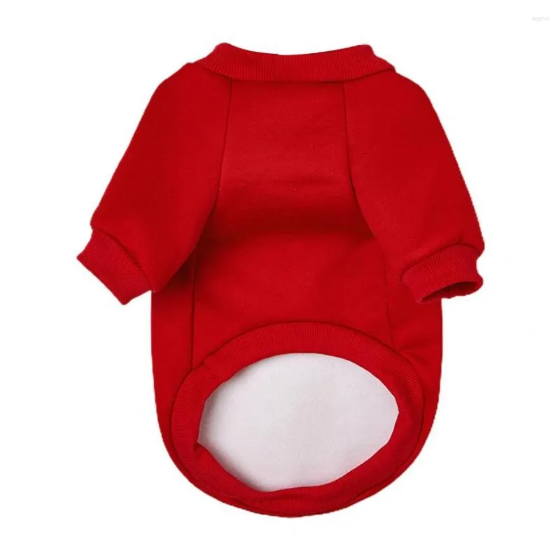 Abbigliamento per cani T-shirt per animali domestici Maglione comodo Vestiti con motivo adorabile rosso