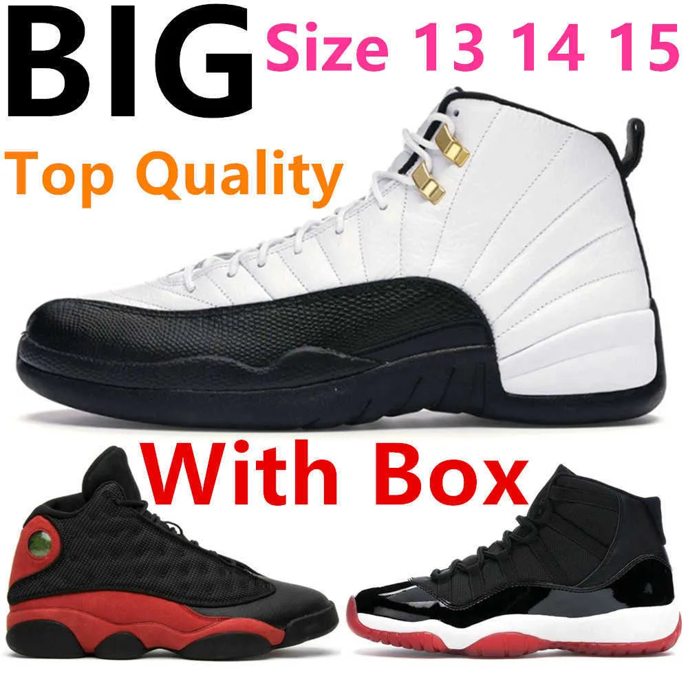 DHgate OG Size Big 13 14 15 Scarpe da pallacanestro con scatola 11 Bred 13s Jumpman 12 Taxi Scarpe da ginnastica sportive da uomo di alta qualità per calzature da esterno