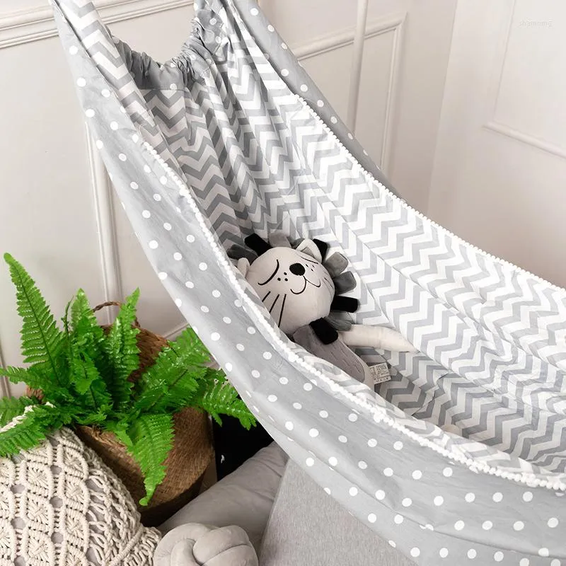 Camp Furniture Indoor Outdoor Hammock Hanging Cloth Bag Net For Stuffed Toy Storage Household Simple Swing Nursery Kids Room Home Decor