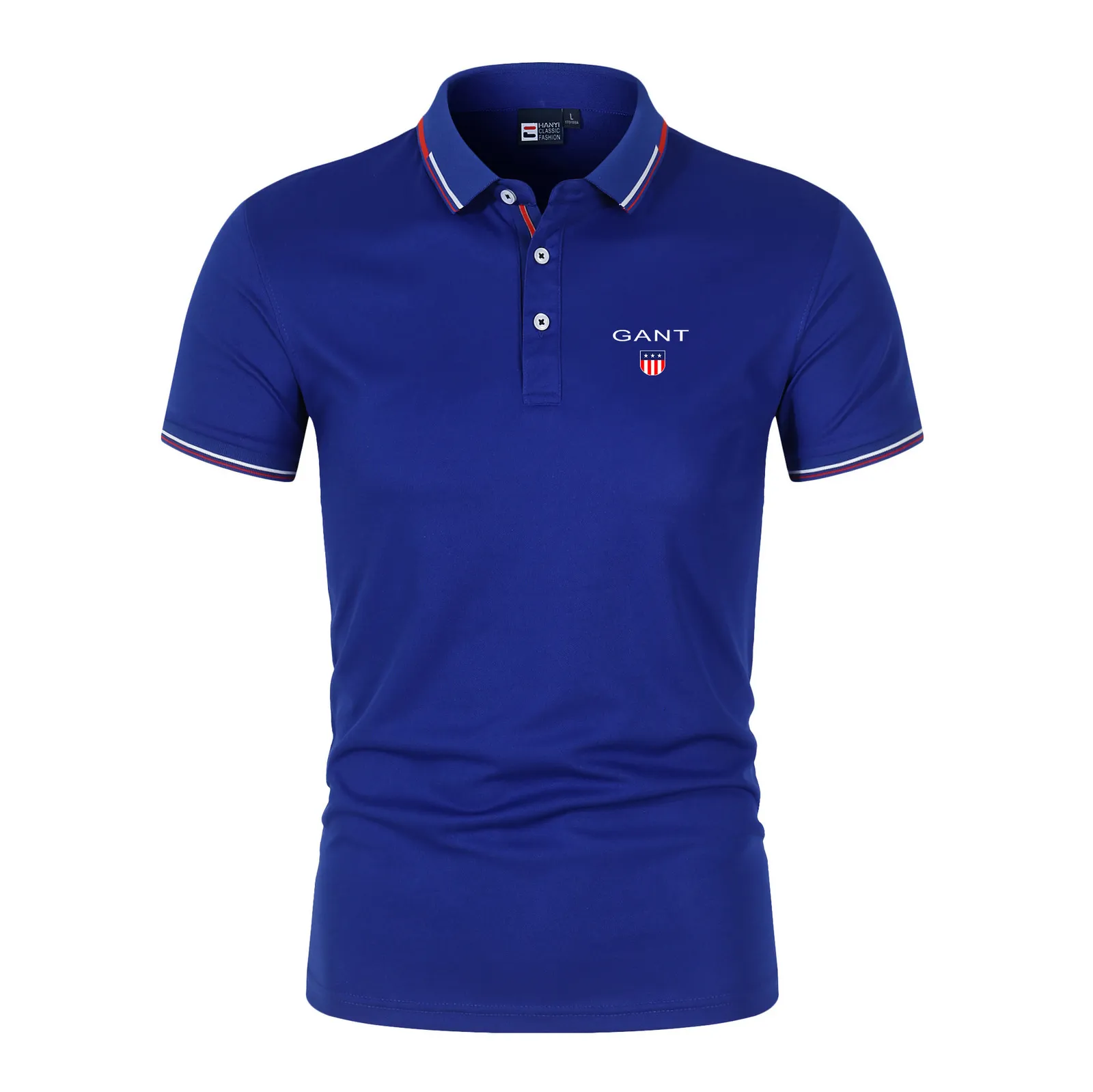Herrpolos sommar tshirt casual lapel skjorta och kvinnors arbetskläder sport snabb torkning basebolljacka högkvalitet golfpolo 230627