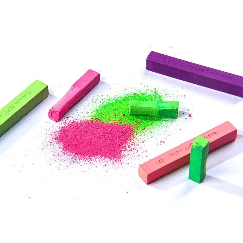 Suprimentos Simbalion Não Tóxico Pastéis Macios Coloridos Artista Giz Pastel Sticks para Arte Desenho Pintura Suprimentos