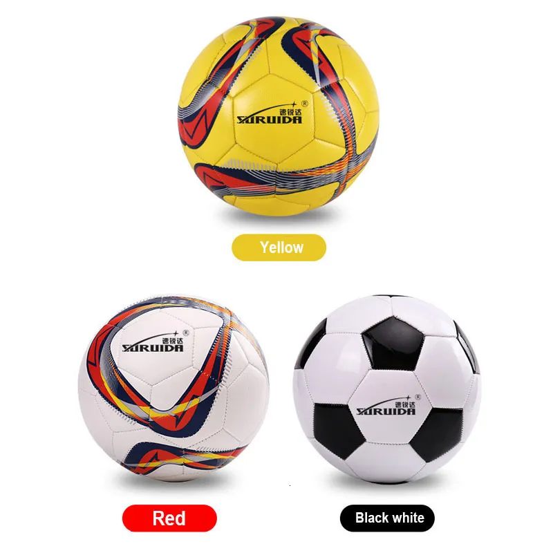 Bolas Últimas bolas de futebol tamanho padrão 5 e tamanho 4 costuradas à máquina PU futebol interno ao ar livre gramado jogo bola de treinamento esportivo 230627